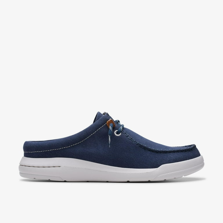 Clarks Men s Shoes Driftlite Surf Navy Canvas Walmart