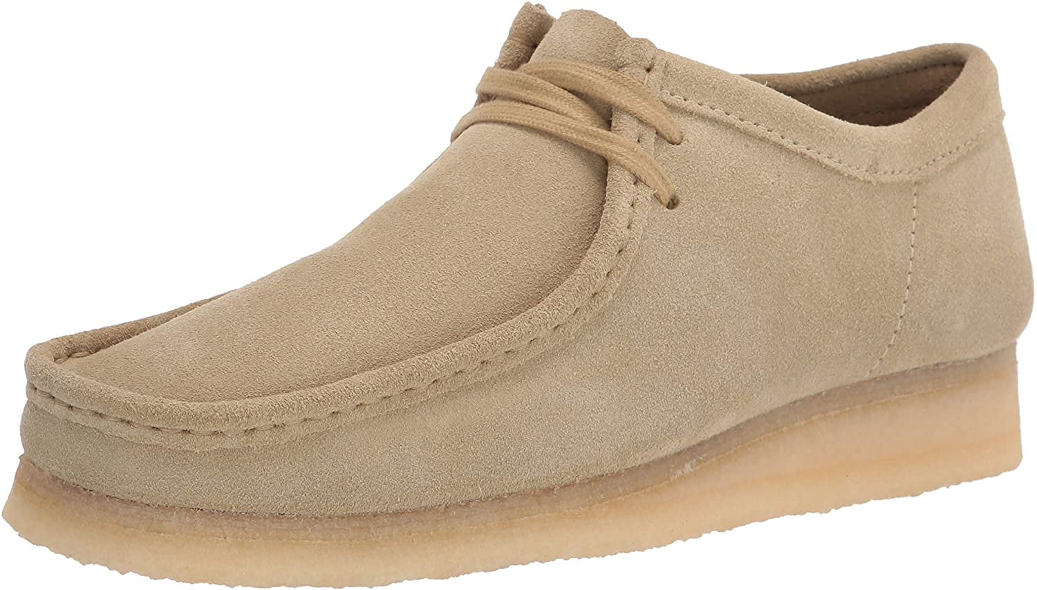 Clarks Men's Moccasins, Maple Suede, Size US 9, Classic Wallabee