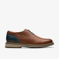 Clarks Men's Shoes Monahan Plain Tan Leather