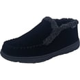 thumbnail image 1 of Clarks Men's Suede Leather Sherpa Lined Ankle Booties Rounded Toe Venetian (Black Venetian Boot, 11), 1 of 4