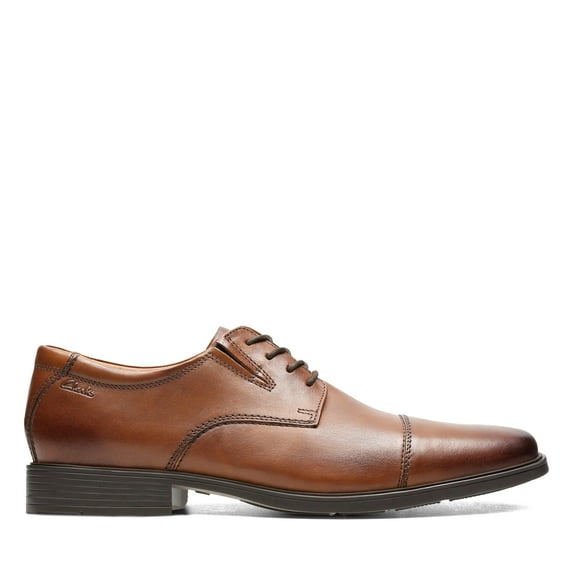 Clarks Tilden Cap Leather - Mens Slip-On Loafers