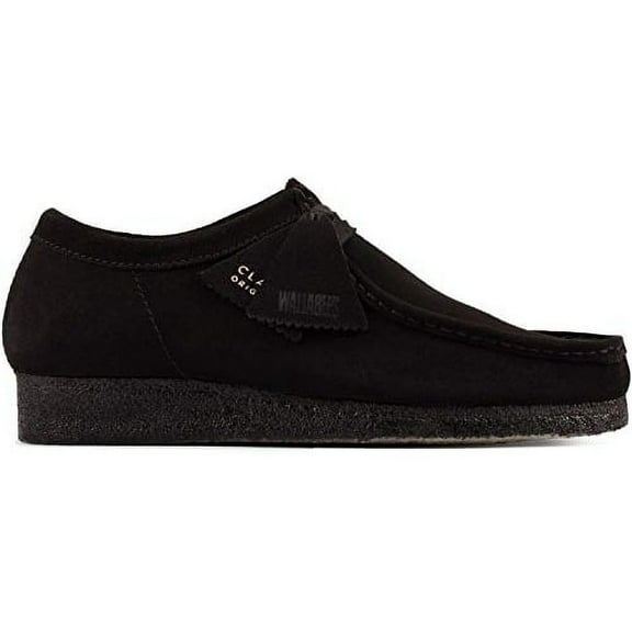 Clarks Men's Wallabee Oxford  BLACK SUEDE