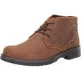 thumbnail image 1 of Clarks Mens Morris Peak Waterproof Chukka Boot 9 Dark Tan Leather, 1 of 8