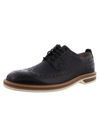 Clarks Pitney Limit Mens Oxford Wingtip Leather Shoes Size 11.5 Black Preppy Clarks Originals Leather Wingtip Brogue Oxford Shoes | Black  main image 4