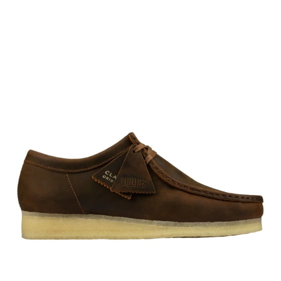 Clarks Mens Wallabee Shoe , Adult, Beeswax, 9.5 M US