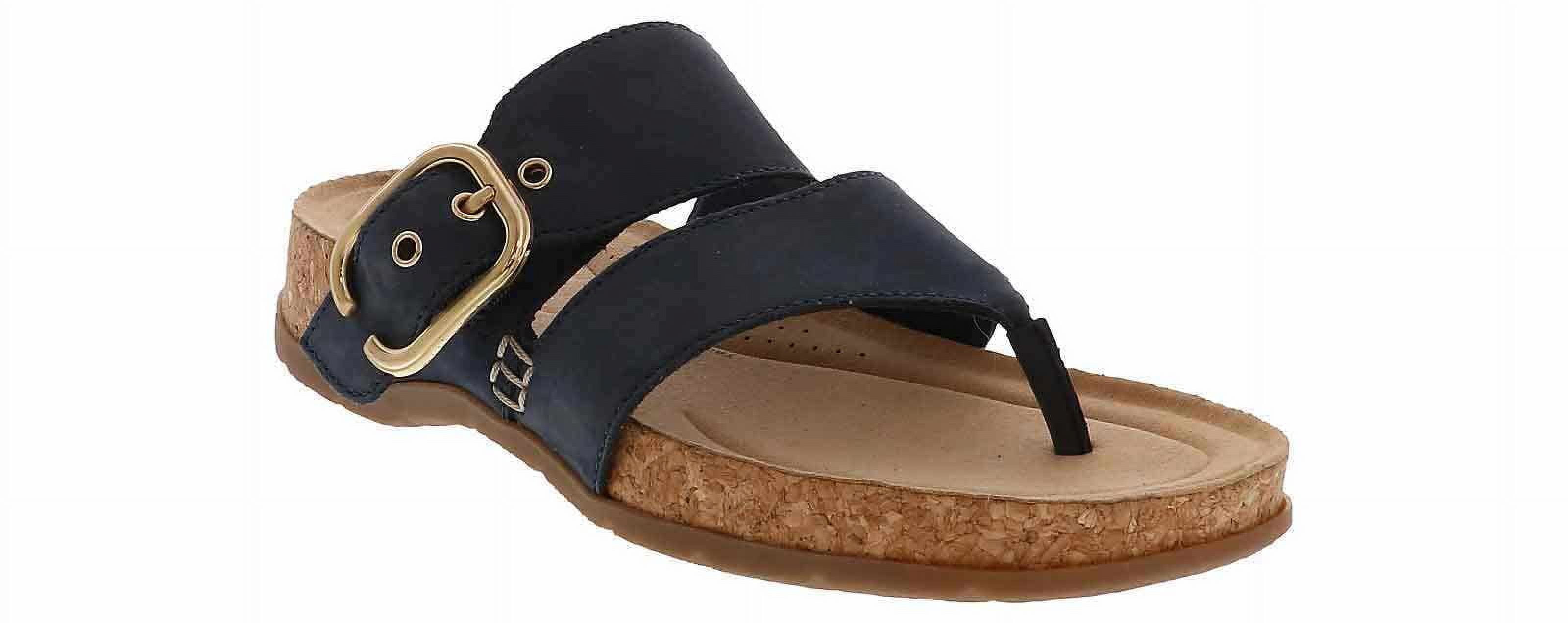 Clarks navy blue sandals sale