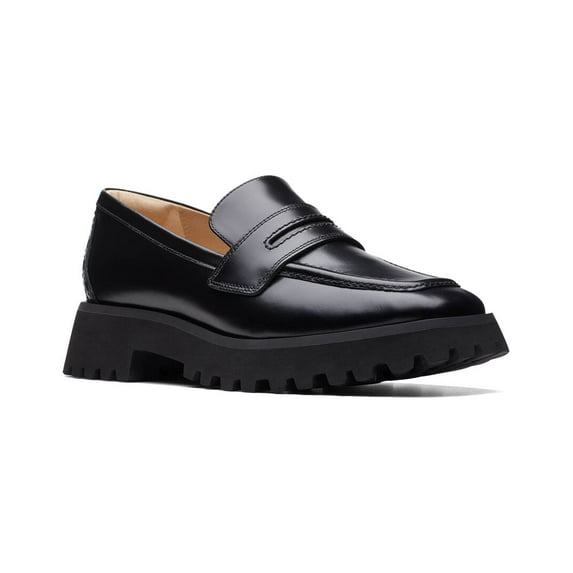 Clarks Stayso Edge Leather Loafer, 8.5, Black