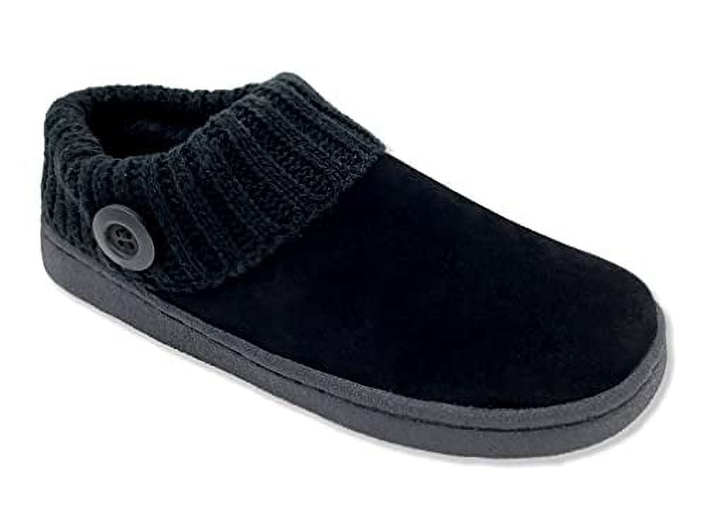 clarks knit collar clog
