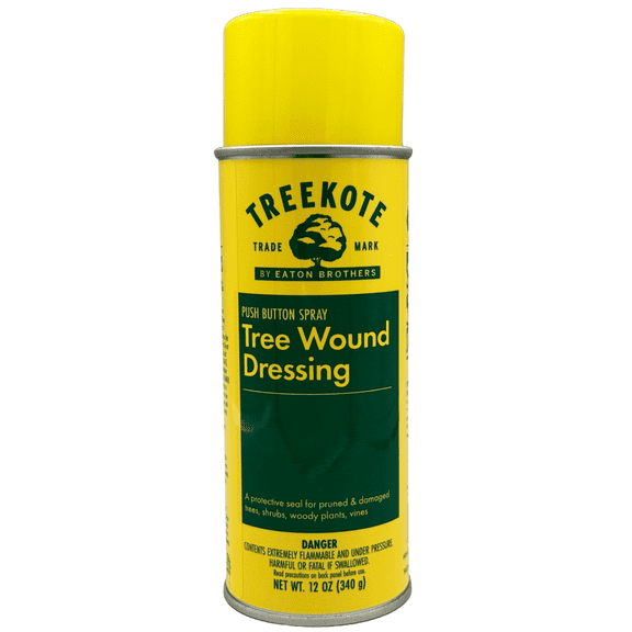 Treekote Pruning Sealer Aerosol Spray, Tree Wound Dressing for Pruned and Damaged Trees, Water-Resistant, 12 OZ, 1 Count