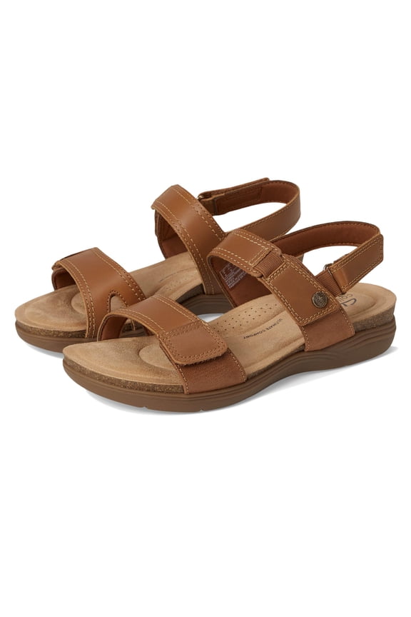 Women April Clover Tan Combi Leather 7 Medium