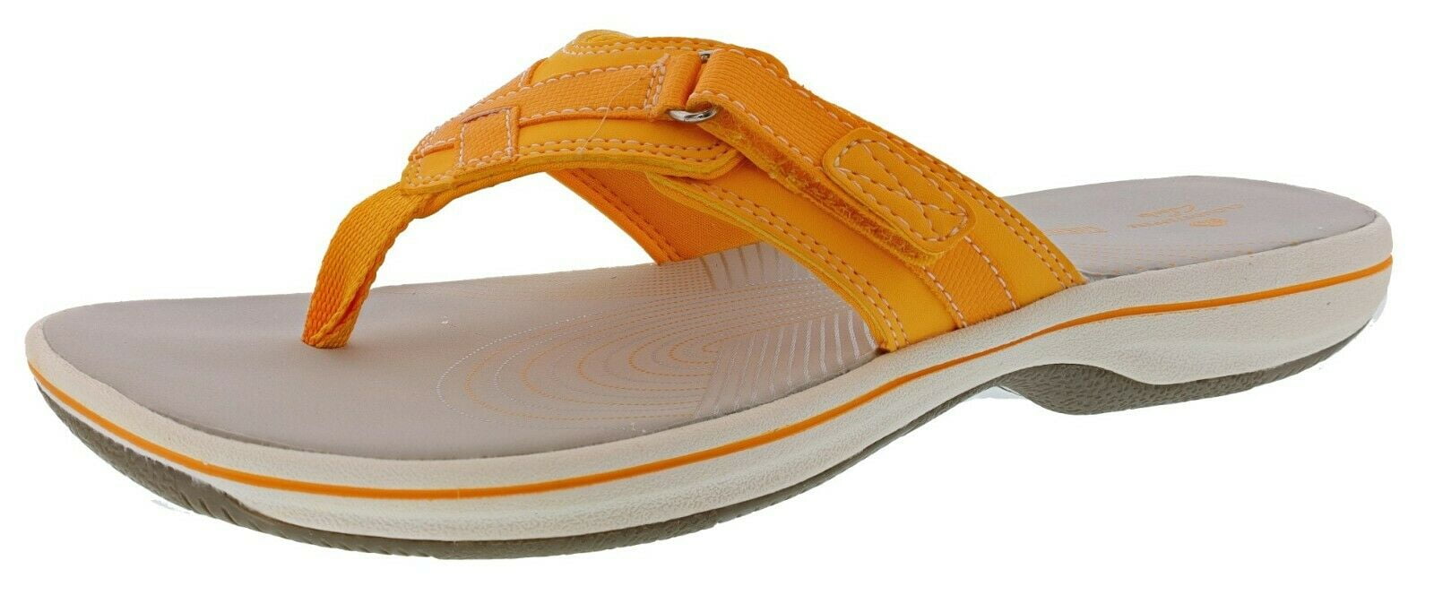Cloudsteppers by Clarks Breeze Sea Women s Lightweight Adjustable Thong Sandal Walmart