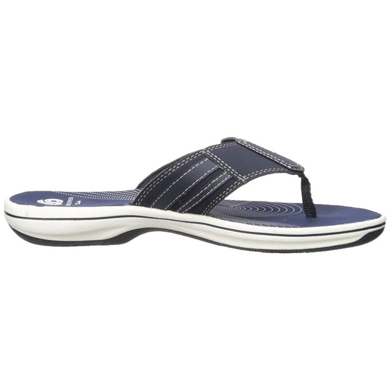 Clarks Women s Brinkley Flip Flop Blue Size 10 M