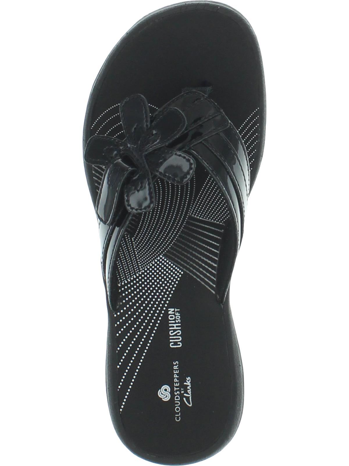 Clarks Women's Brinkley Flora Lightweight Ortholite Thong Flip Flop Sandal