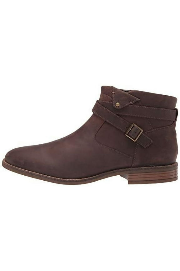 Women's Camzin Dime Ankle Boot  Dark Brown Leather