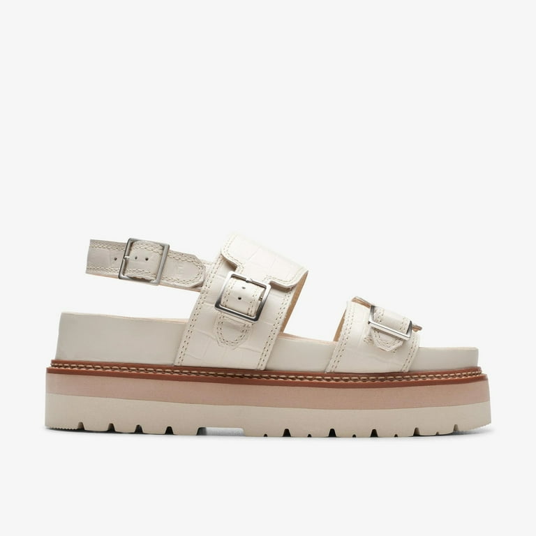 Clarks Women s Orianna Glide Cream Interest 26176642 Walmart