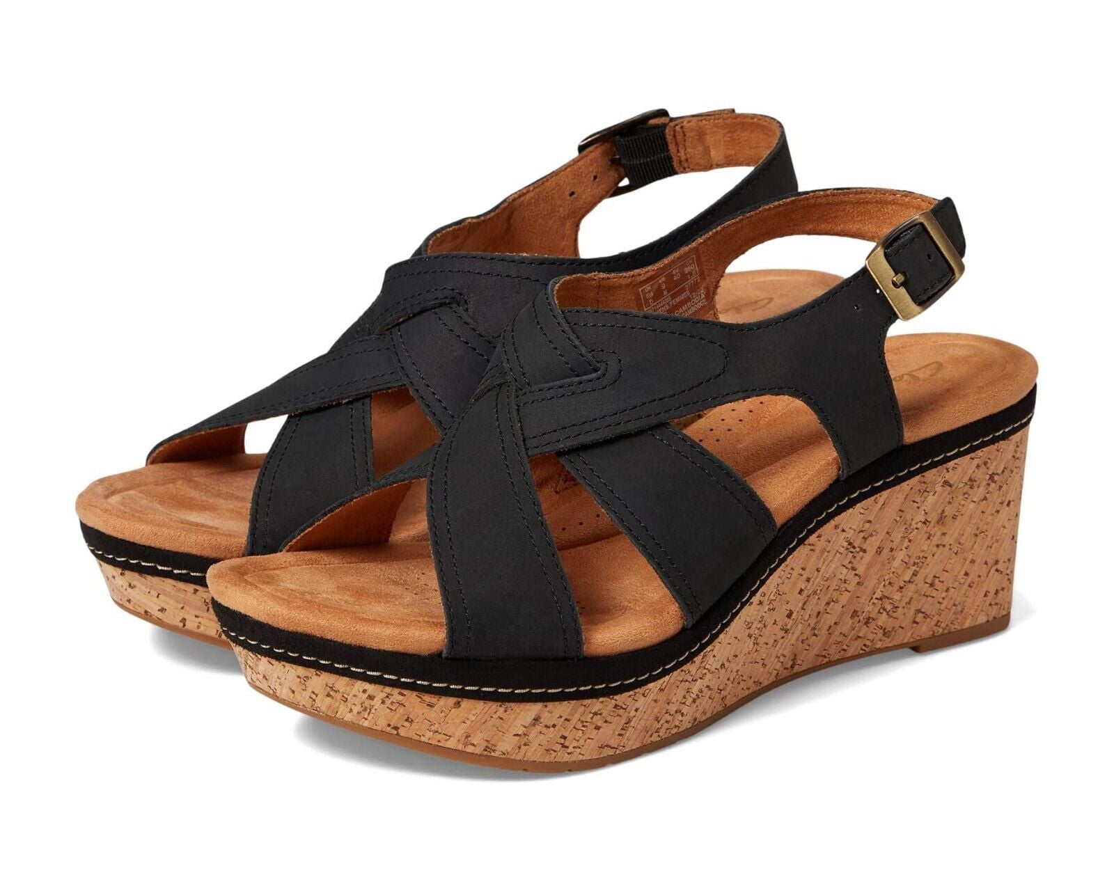 Clarks women's best sale wedge shoes