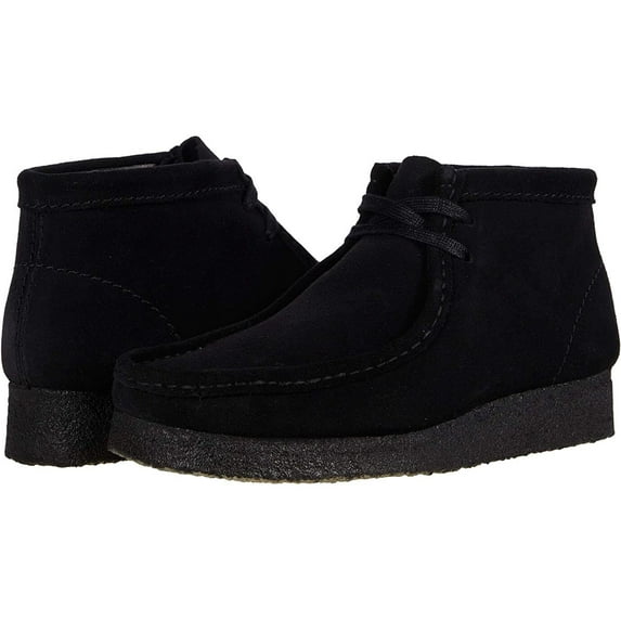Clarks Women's Wallabee Boot Ankle 7.5 Black Suede