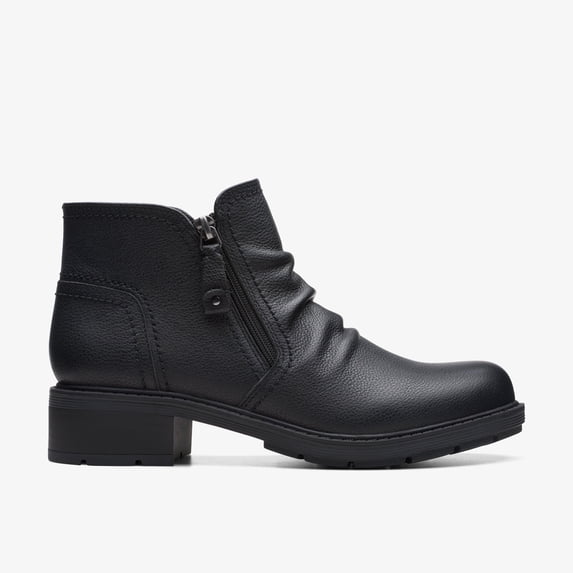 Clarks Womens Hearth Dove Ankle Boots - Walmart.com