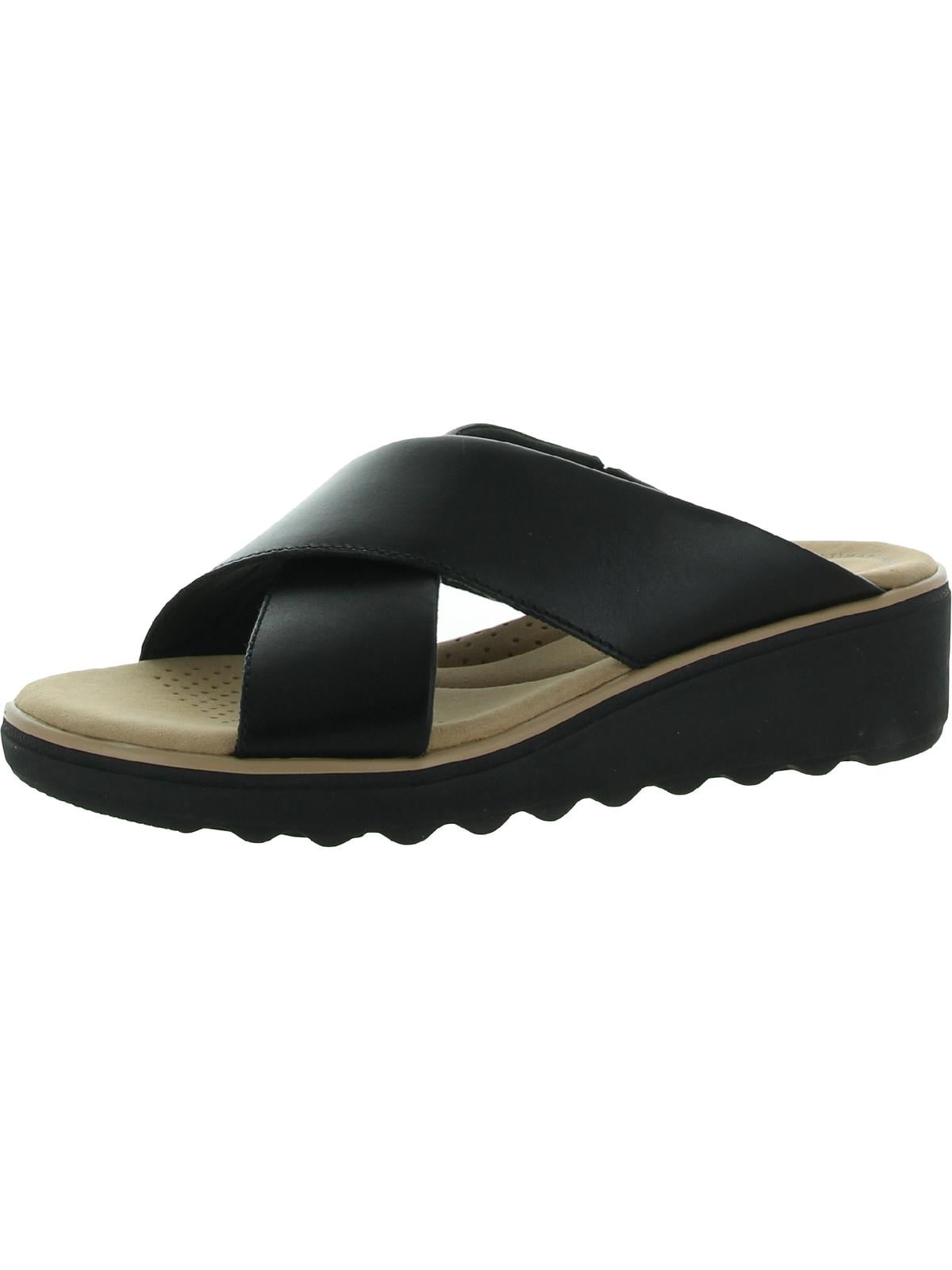 Clarks comfort wedge hot sale sandals