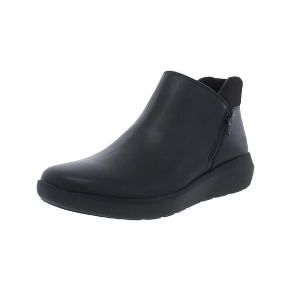 Clarks Womens Kayleigh Mid Faux Leather Padded Insole Ankle Boots