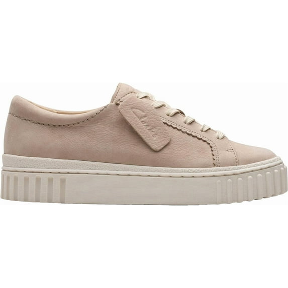 Clarks - Womens Mayhill Walk Shoes, Color Sand Nubuck, Size: 8.5 M US