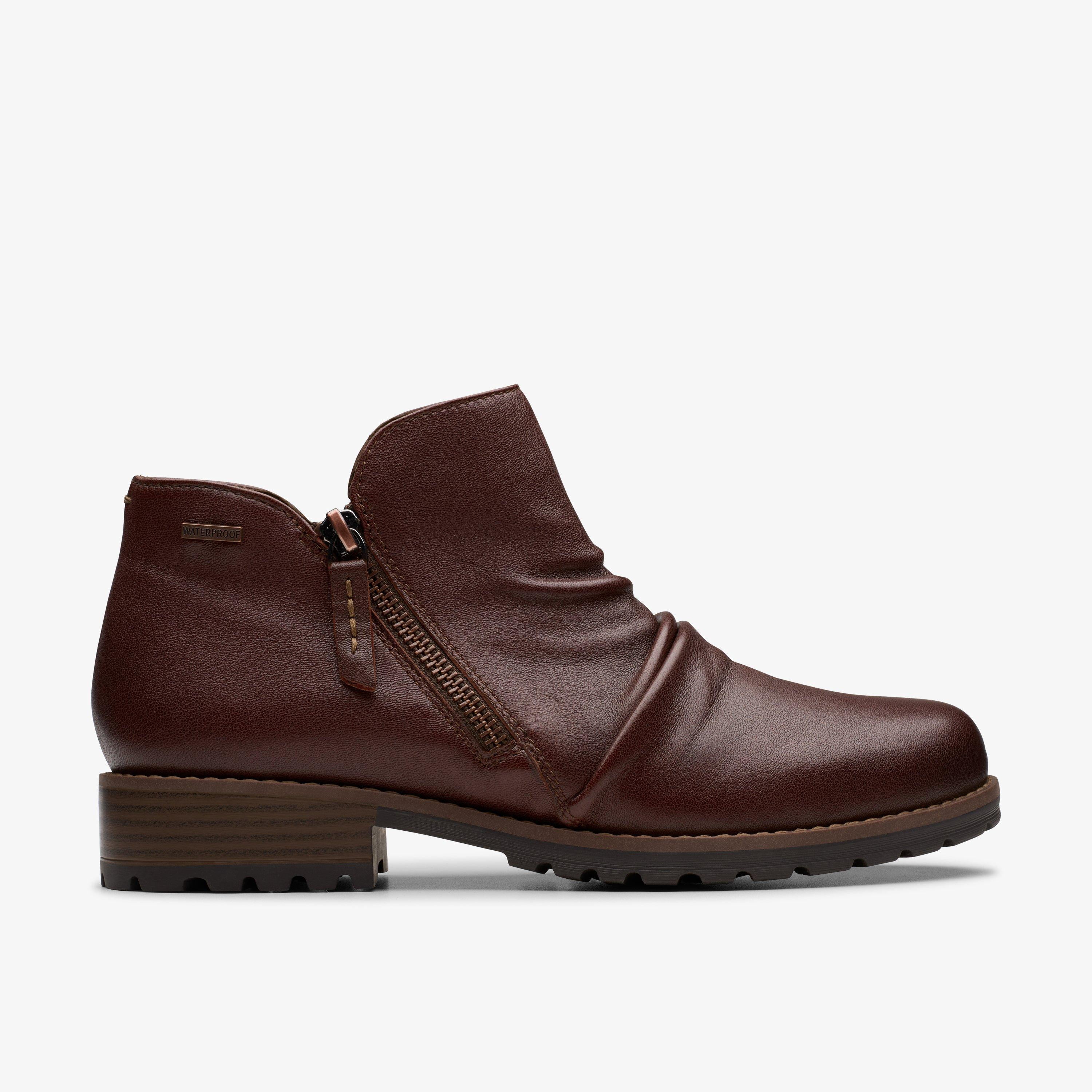 Top Craft Boot Clarks Womens Nissini Top WP Ankle Boots - Walmart.com