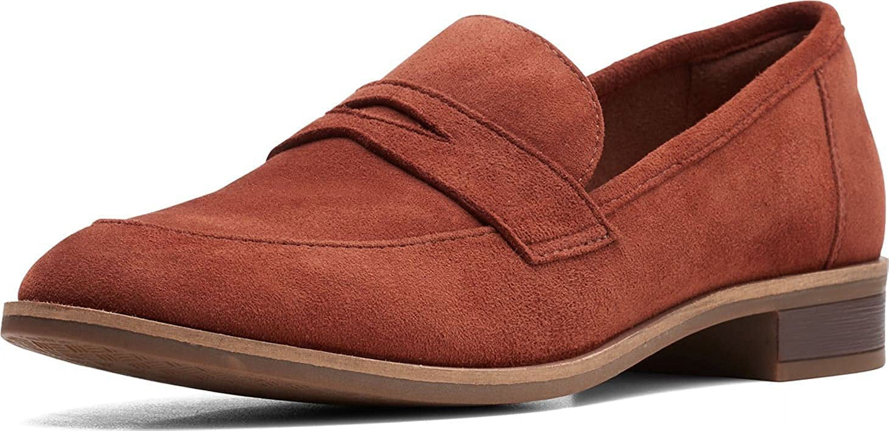 Clarks Womens Trish Rose Loafer 8 Mahogany