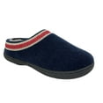 thumbnail image 1 of Clarks Womens Wool Felt Clog Slippers Indoor Outdoor Faux Fur Lined (8 M US, Navy), 1 of 5