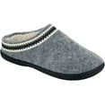 thumbnail image 1 of Clarks Womens Wool Felt Clog Slippers Warm Cozy Indoor Outdoor Faux Plush Soft Fur Lined Slipper for Women 11 M US, LT Grey, 1 of 5