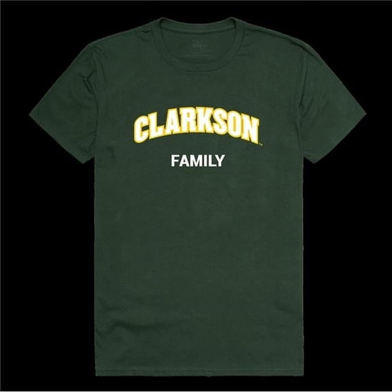 Clarkson University Golden Knights Family T-Shirt, Forest Green - Large
