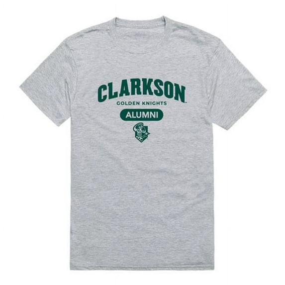 Clarkson University Men Alumni T-Shirt, Heather Grey - Medium