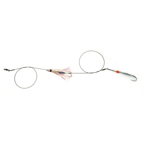 Clarkspoon Fishing Lure MDPK-0RBMS Mackerel Duster Rig 0 Spoon Pink