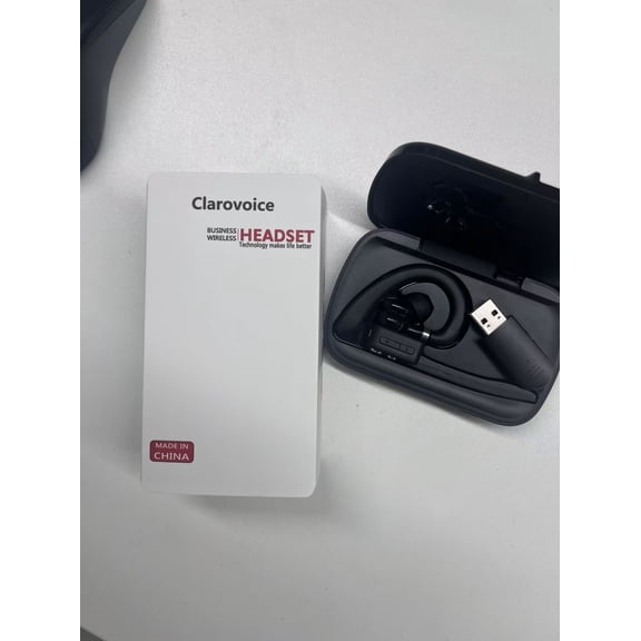Clarovoice Over-Ear Headphones, Bluetooth 5.0, Deep Bass, Built-in Microphone, Foldable Design, 25H Playtime