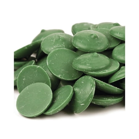 Clasen Standard Alpine Dark Green Coating Wafers Bulk Packed For Baking or Candy Making, 25 lbs.
