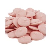 Clasen Standard Alpine Pink Coating Wafers Bulk Packed For Baking or Candy Making, 25 lbs.