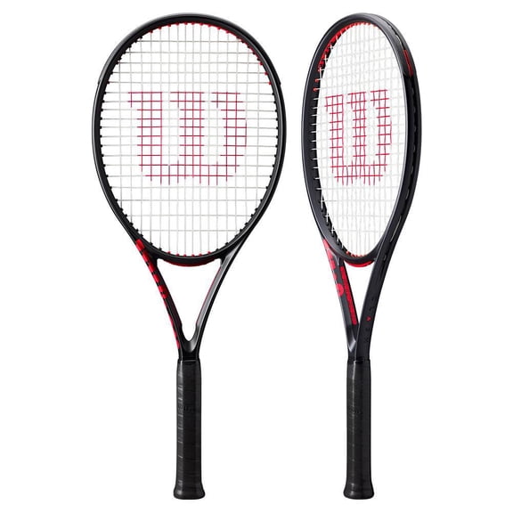 Wilson Clash 100 V3 Tennis Racket, Unstrung, Black, Grip 4 1/4"