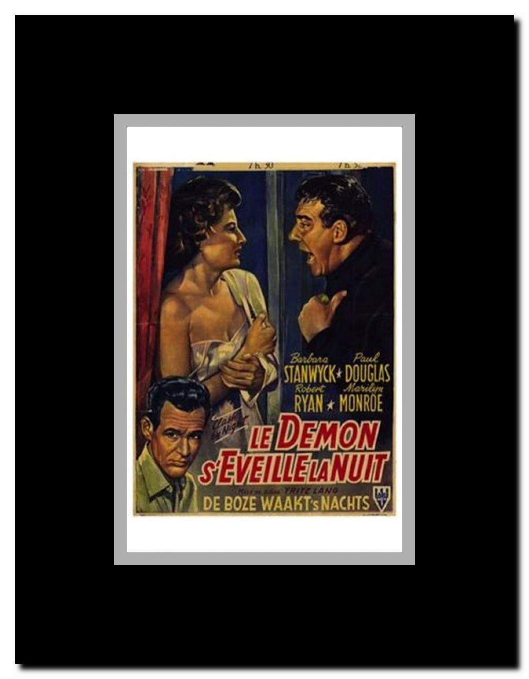 Clash By Night Framed Movie Poster