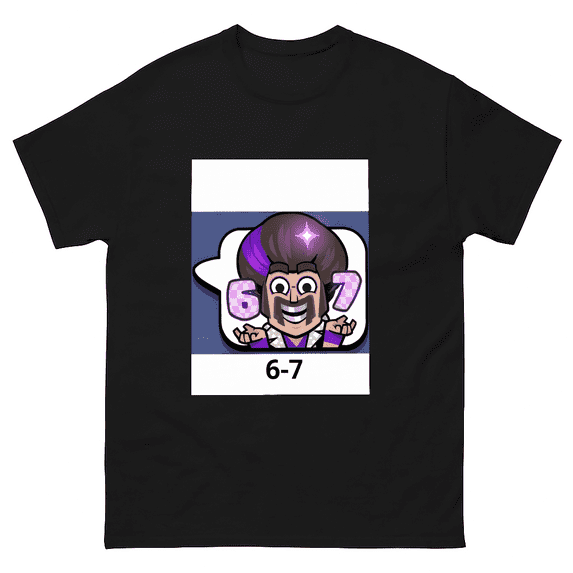 Clash Royale Emote 6 7 Meme Funny Gamer Gaming Fan Unisex T-Shirt V16245, up to size 5XL