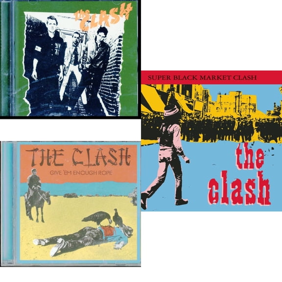 Clash (Us Edition) & Give Em Enough Rope & Super Black Market Clash [CD Bundle]