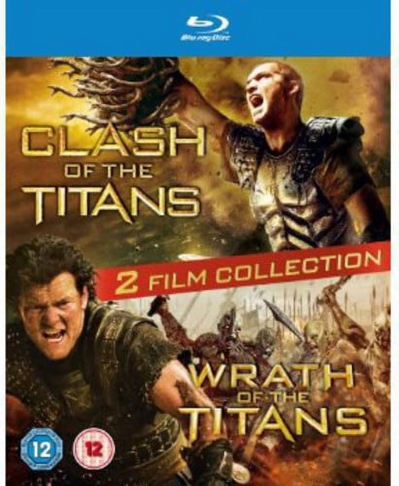 Clash & Wrath Of The Titans 2 movie lot Blu-Ray