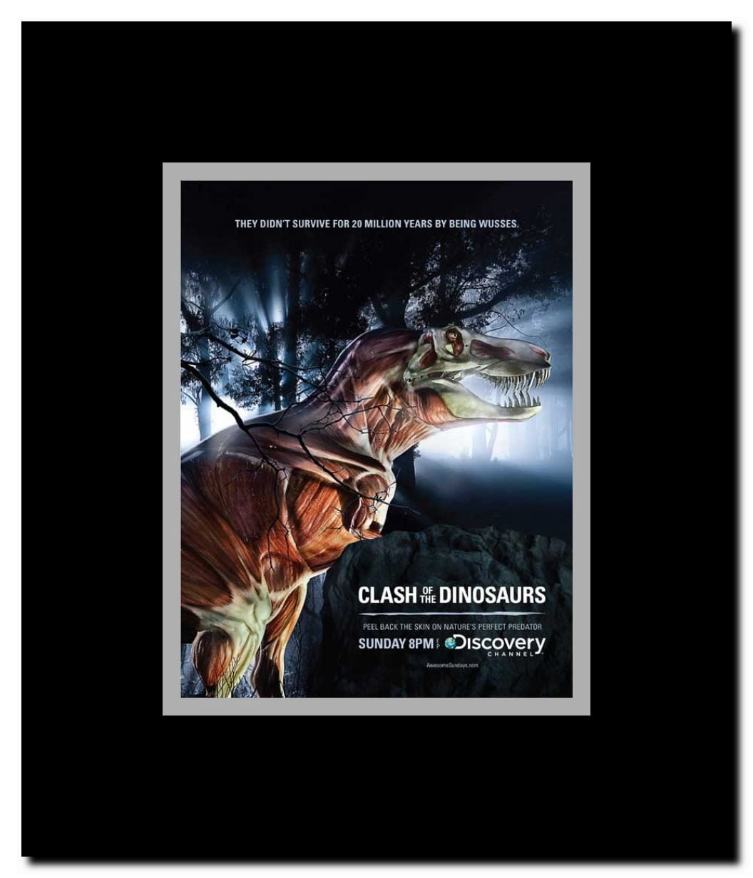 Clash of the Dinosaurs Framed Movie Poster