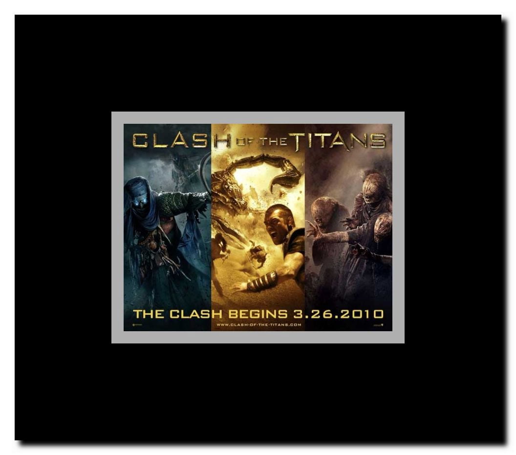 Clash of the Titans Framed Movie Poster