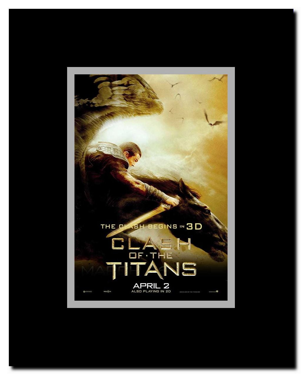 Clash of the Titans Framed Movie Poster