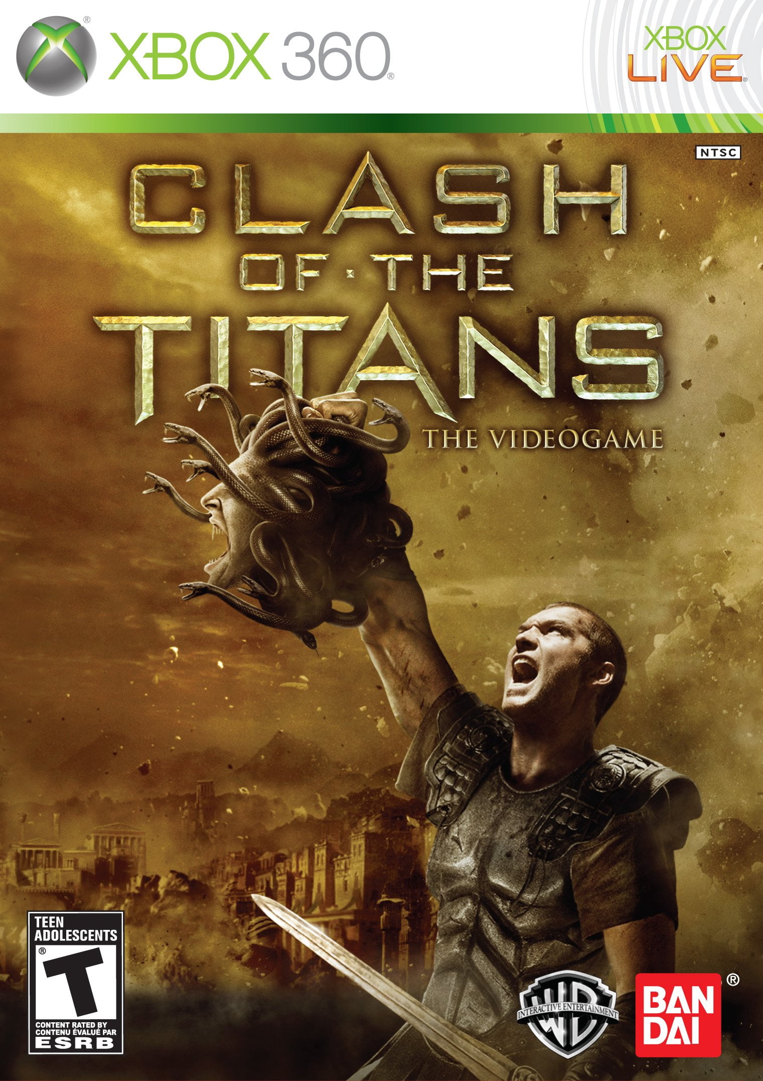 xbox360★CLASH OF THE TITANS 海外版 Clash of the Titans, Xbox 360, Action-Adventure Game, Dark Fantasy