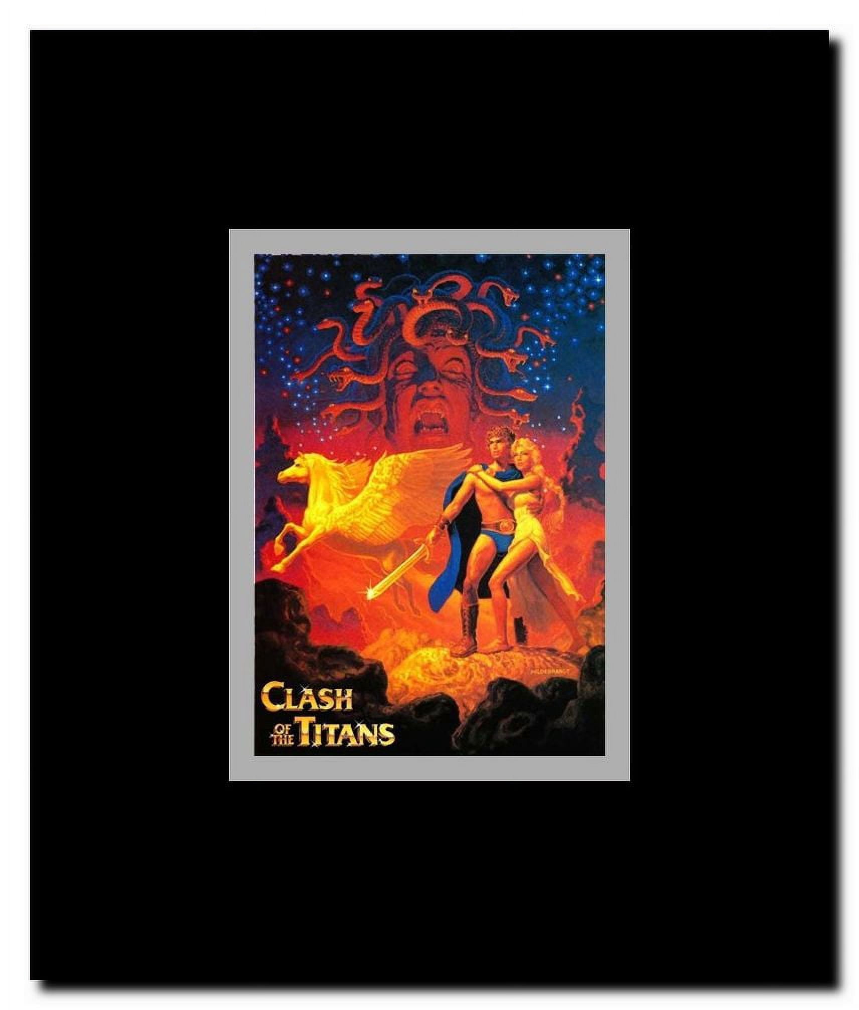 Clash of the Titans c.1981 - style E Framed Movie Poster