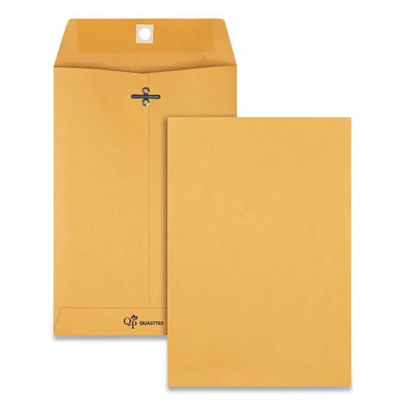 Clasp Envelope, #1 3/4, Square Flap, Clasp/gummed Closure, 6.5 X 9.5, Brown Kraft, 100/box | Bundle of 2 Boxes