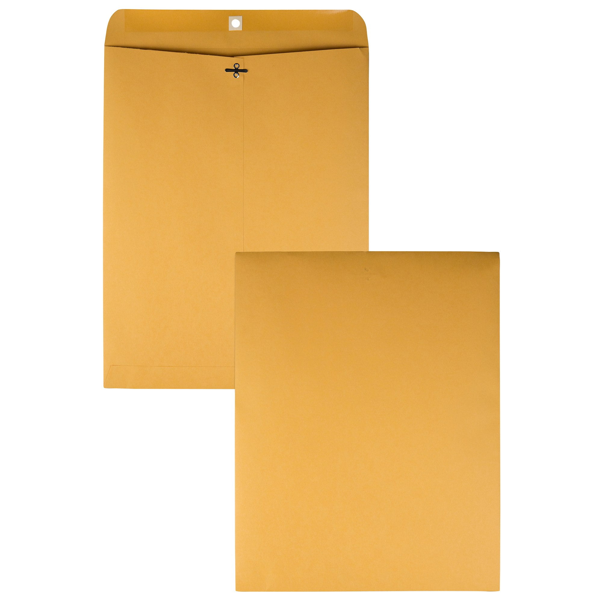 Quality Park® Clasp Envelopes, 12" x 15 1/2", Brown, Box Of 100