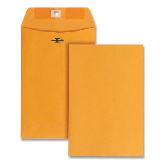 Clasp Envelope, #55, Square Flap, Clasp/gummed Closure, 6 X 9, Brown Kraft, 100/box | Bundle of 2 Boxes