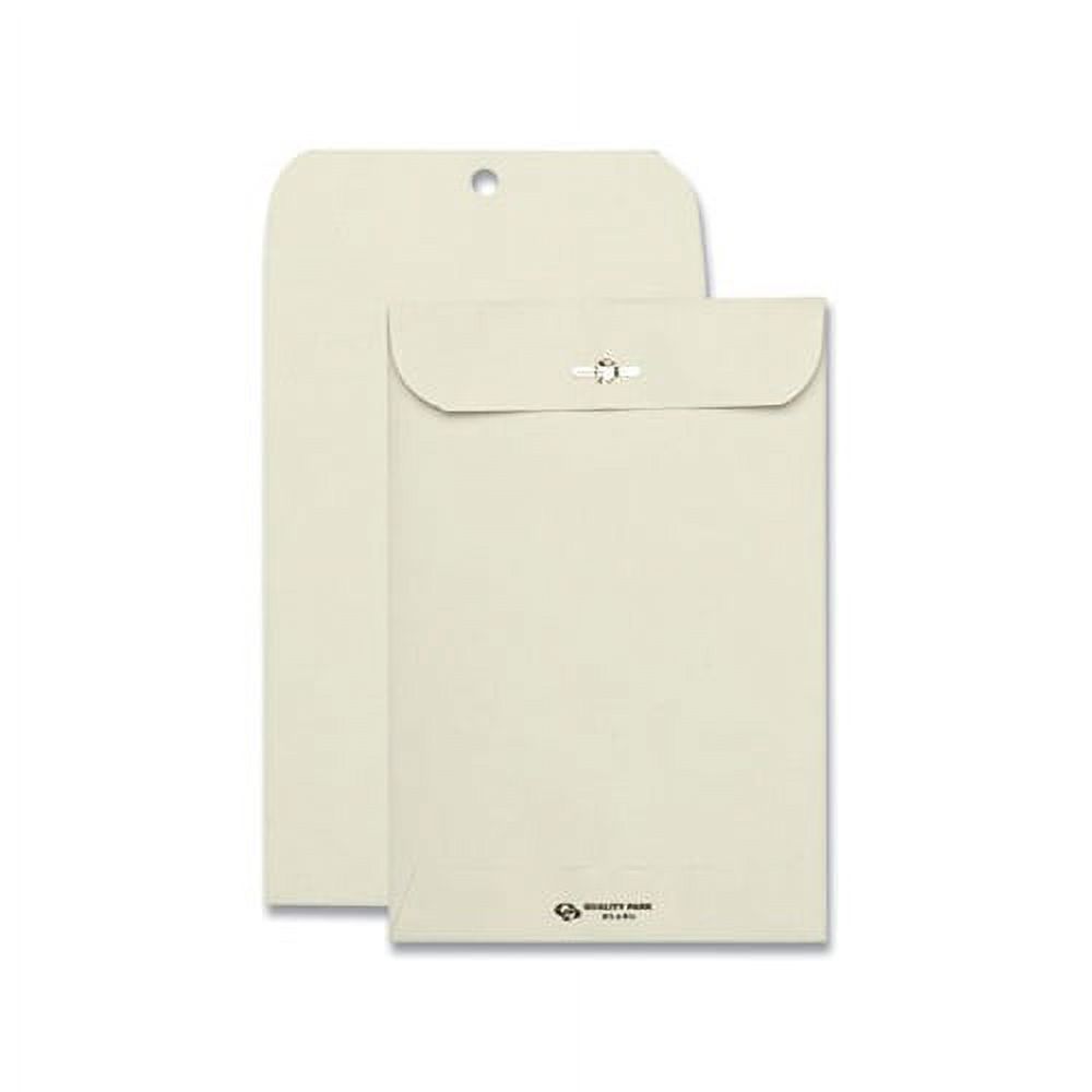 Clasp Envelope 63, Square Flap, Clasp/Gummed Closure, 6.5 x 9.5