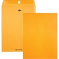 thumbnail image 1 of "Clasp Envelope, #90, Square Flap, Clasp/gummed Closure, 9 X 12, Brown Kraft, 100/box | Bundle of 5 Boxes", 1 of 2